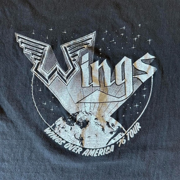 Other - Vintage Wings Over America '76 Tour Rare band tshirt Paul McCartney Black size S